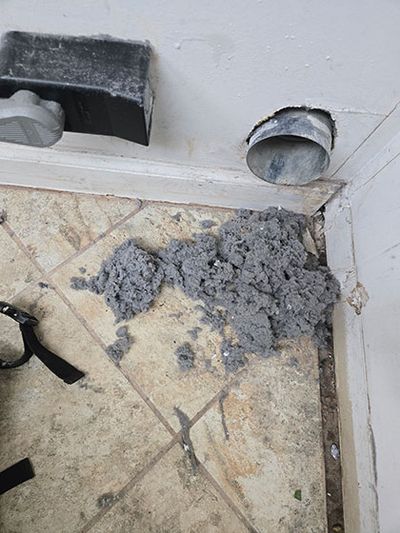 Dryer vent cleaning